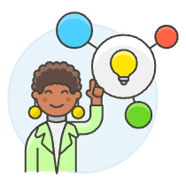 Creative Thinking 6 Illustration from UX Colors Set