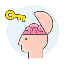 Unlock Brain Creativity 1 Illustration from UX Colors Set