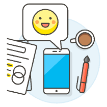 Phone Emoji Illustration from UX Colors Set