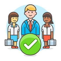 Coworkers 2 Illustration from UX Colors Set