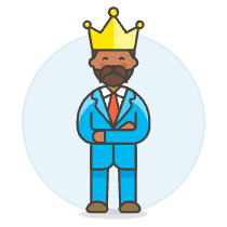 Manager Crown 3 Illustration from UX Colors Set