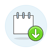 Note Download Illustration from UX Colors Set