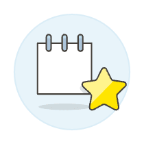 Note Star Illustration from UX Colors Set