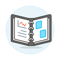 Open File Binder Illustration from UX Colors Set