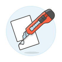 Paper Cutter 2 Illustration from UX Colors Set