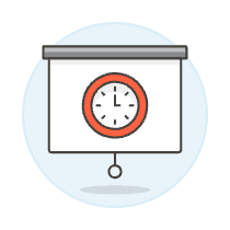 Work Presentation Time Illustration from UX Colors Set