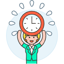 Energized Employee 5 Illustration from UX Colors Set