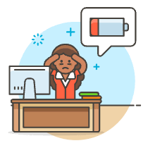 Overtime Energyless 5 Illustration from UX Colors Set