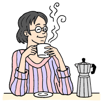 Coffee Tea Illustration from Bruxelles Set