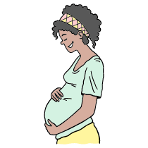 Pregnancy illustration - Free transparent PNG, SVG. No Sign up needed.
