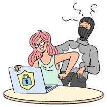 Protect Privacy Illustration from Bruxelles Set