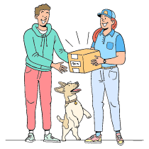 Shipping Illustration from Bruxelles Set