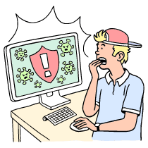 Virus Threat Found Illustration from Bruxelles Set