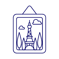 Frame Hang Illustration from UX Line Set