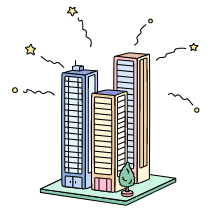 Buildings Varied 3 Illustration from Bruxelles Set