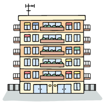 Condominium 1 Illustration from Bruxelles Set