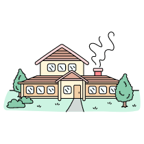 House 3 Illustration from Bruxelles Set
