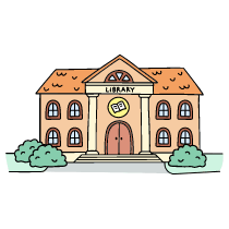 Library 1 Illustration from Bruxelles Set