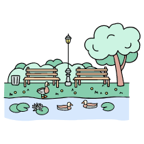 Park 1 Illustration from Bruxelles Set