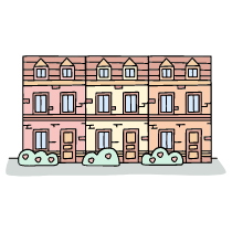 Town House 1 Illustration from Bruxelles Set