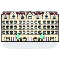 Town House 2 Illustration from Bruxelles Set