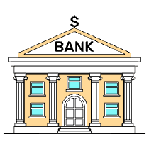 Bank Illustration from London Set