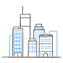 Buildings 1 Illustration from Brooklyn Set