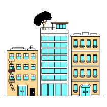 Buildings Varied Illustration from London Set