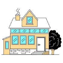 House Illustration from London Set