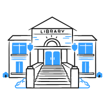 Library 2 Illustration from Brooklyn Set