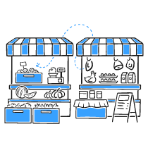 Market 1 Illustration from Brooklyn Set