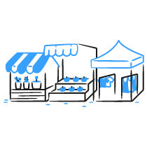 Market 2 Illustration from Brooklyn Set