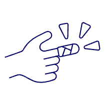 Injuries Bandaged 1 Illustration from UX Line Set