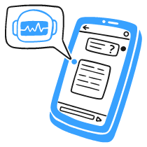 Chat Bot Illustration from Brooklyn Set