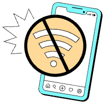 No Connection Illustration from London Set