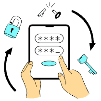 Reset Password Illustration from London Set