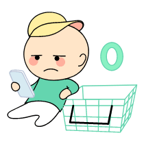 E Commerce Zero Purchase Illustration from Seoul Set