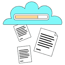 Upload File Illustration from London Set