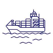 Cargo Ship 3 Illustration from UX Line Set
