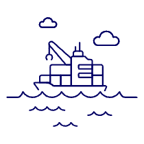 Cargo Ship 1 Illustration from UX Line Set
