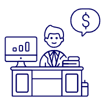 Accountant 1 Illustration from UX Line Set