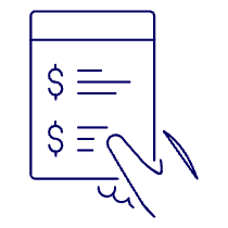 Invoice Hand 1 Illustration from UX Line Set