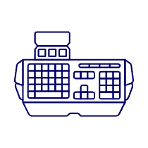 Gaming Keyboard 2 Illustration from UX Line Set