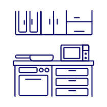 Kitchen Illustration from UX Line Set