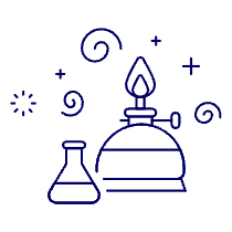 Alcohol Burner Illustration from UX Line Set