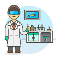 Laboratory Scientist 2 Illustration from UX Colors Set