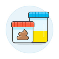 Laboratory Stool Urine Illustration from UX Colors Set