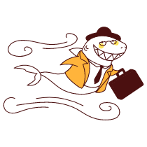 Business Sharks Illustration from Lagos Set