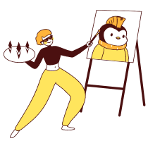 NFT Artist Illustration from Lagos Set