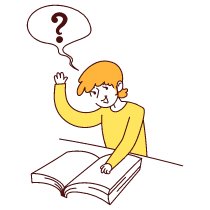 Asking Question Illustration from Lagos Set
